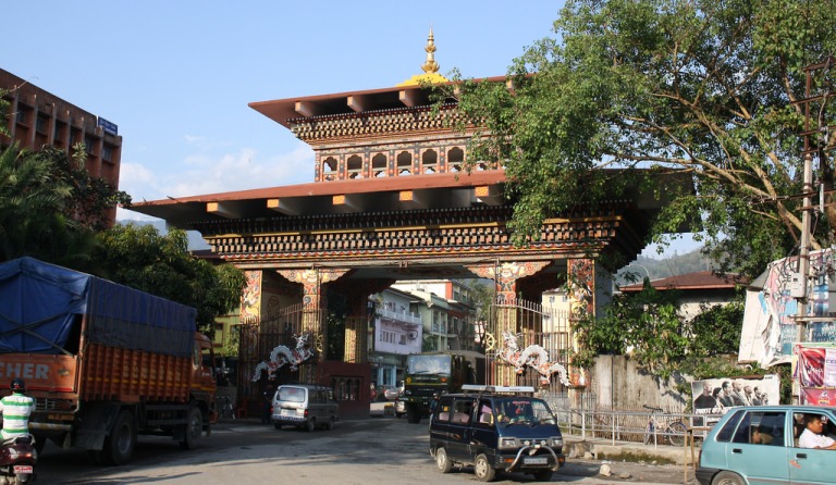 Jaigaon Phuentsholing Bhutan Gate